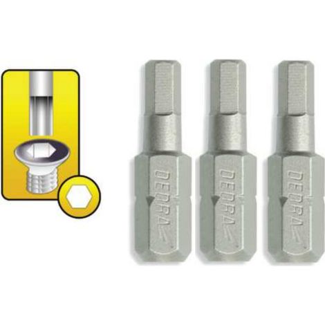 Punte per cacciavite Dedra 18a04h40-03 alta durezza resistente