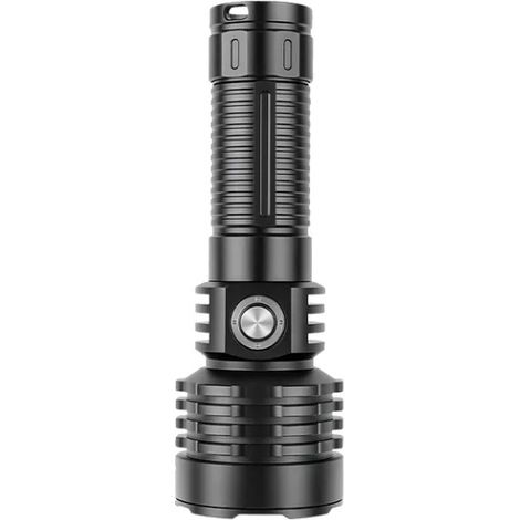 Torcia subacquea corta, ultra luminosa, ricaricabile, adatta per immersioni fino a 50 metri di profondità, 3 modalità di illuminazione, ideale per immersioni notturne. (1/5)