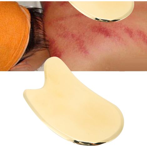 Gua-Sha-Platte aus Messing zur Muskelentspannung und Akupressurtherapie (1/5)