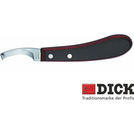 Dick Klauen und Hufmesser Champion Curved 246 Rechts Kurz Schmal, Gekröpft 65 X 8 Mm