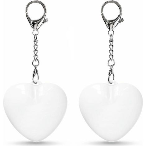 Lot de 2 lampes de sac à main en forme de cœur, lampe tactile pour porte-clés, idéales pour femmes, filles et mamans. (1/5)