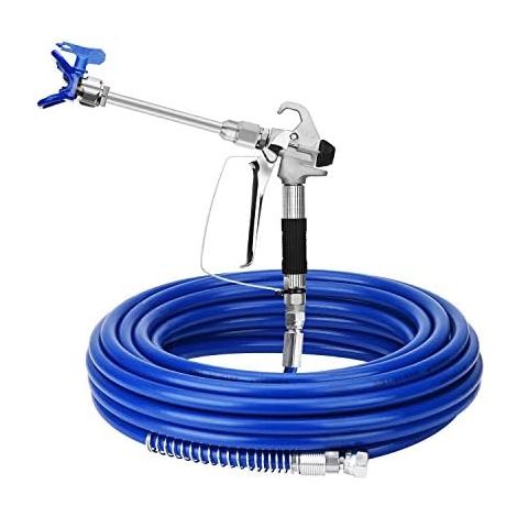Gun and hose kit for airless sprayer with 8" extension wand, supplied with 517 nozzle (1/5)