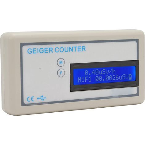 Détecteur de Rayonnement Nucléaire, Dosimètre de Rayonnement avec écran LCD Moniteur de Rayonnement de Rayons X Bêta Gamma de Haute Précision (1/5)