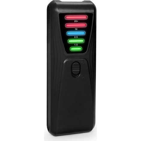Détecteur rayonnement électromagnétique portable 5 LED, testeur EMF gaussmètre, mesure champ magnétique pour aspirateur sèche-cheveux appareils ménagers (1/5)