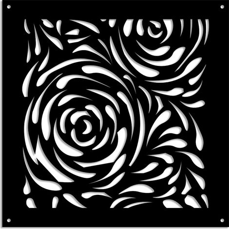 TYPHOON - Pannello in PVC traforato - Parasole - Colore: nero - Misura: 98x98 cm (1/3)