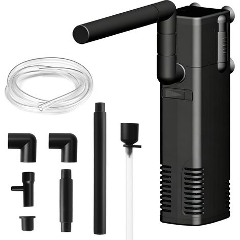 3 in 1 with Double Filtration System, 40L Aquarium Interior Filter (1/5)