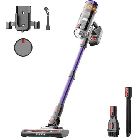 Aspirateur sans fil, puissance d'aspiration de 40 kPa, filtration en 5 étapes, version 1 (1/2)