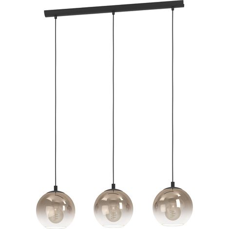Suspension luminaire Ariscani 1, plafonnier suspendu à 3 lampes (1/5)