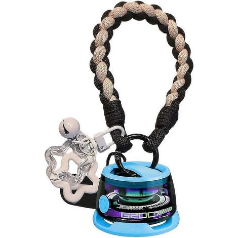 Mini enceinte portable avec fixation magnétique, bandoulière amovible, appairage sans fil, son stéréo, lumières multicolores, chargement USB-C et basses. (1/5)