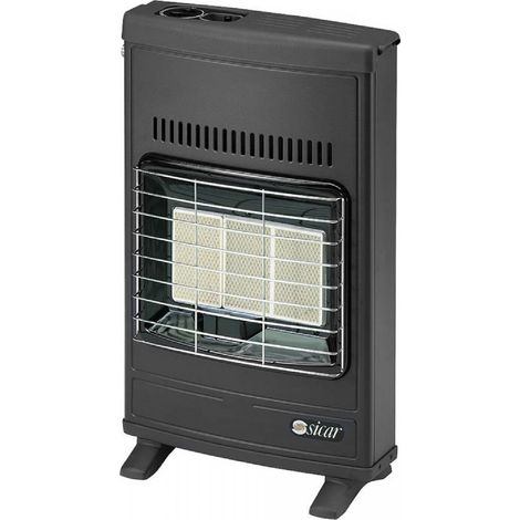 Stufa a gas metano con ventilazione Sicar ECO42T parete pavimento ventilata (1/4)