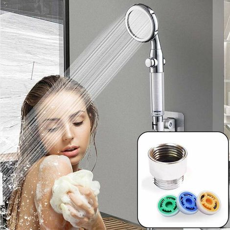 2 Pièces Douche Réducteur, Limiteur de Debit d'Eau Douche, Douche Limiteur de Réducteur Réducteur de Débit Réglé pour Cuisine, Salle à Manger, Salle de Bain (1/4)