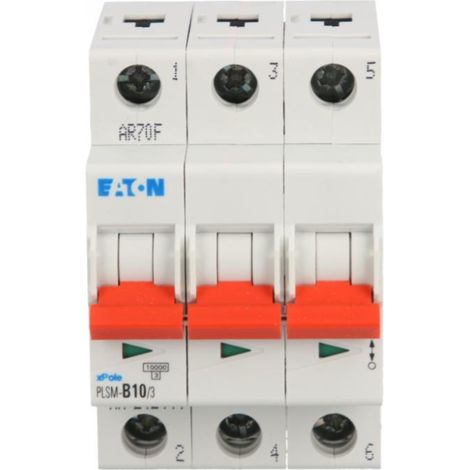 Interruttore automatico 3P B 10A 10kA AC plsm-B10/3-MW 242444