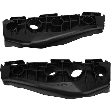 Support de Pare-chocs Avant de Remplacement 5211502130 5211602130 pour Véhicule Compact Berline à Quatre Portes 2009 2010 Gauche Droite à Clipser avec Matériau ABS Paire Noire (1/5)