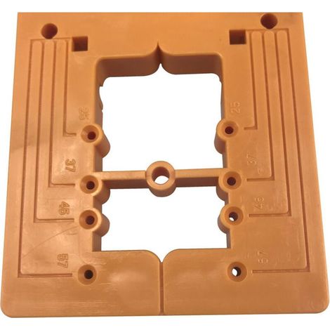 Outil multifonctionnel de perçet de positionnement des charnières, outil de positionnement des charnières de panneaux de porte, perceuse, plaque auxiliaire de perçet d'installation des charniè (1/3)