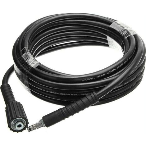 MOONSTARS 10M Tuyau de Remplacement pour Nettoyeur Haute Pression pour Karcher K3 K4 K5 K6 K7, Nettoyeurs Haute Pression Tuyau de Nettoyage à L'eau M22 et Connexion à Fiche de Type Clic (1/4)