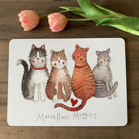 Set de table MT06 pour 4 chats