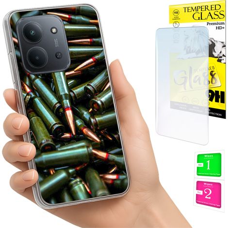 Custodia per Xiaomi Redmi 15C 5G 173mm / Poco C85, cover posteriore in vetro (1/5)