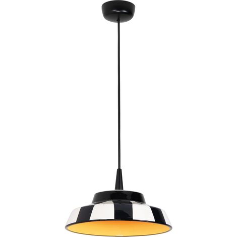 Circus Lampe À Suspension En Céramique Fabriquée En Italie Diamètre 24 Cm Led 8W 2700K Jaune Pour Éclairage D'Intérieur Au Design Élégant Et Moderne (1/4)