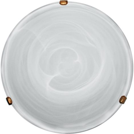 Plafonnier Candellux DUNA laiton blanc verre 40cm E27 (1/2)