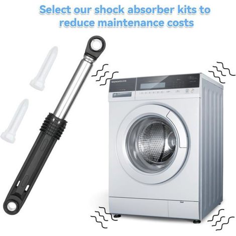 Lot de 3 383EER3001G 4901ER2003A 100N Amortisseur Machine a Laver avec 6 Goupilles pour LG Lave Linge Pièce Détachée, 383EER3001J (1/5)