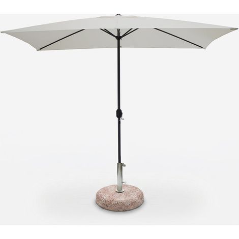 Parasol rectangulaire de jardin 300x200 cm - Ecrù