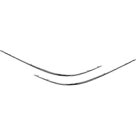 Baguette chromée de remplacement pour pare-chocs avant gauche et droit inférieur, compatible avec Mercedes CLK W209 (2002-2009) PJ (1/5)