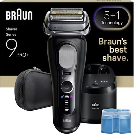 Rasoio elettrico - BRAUN - Serie 9 9660cc - 60 min - Impermeabile - Nero