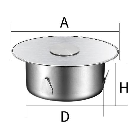 Cache-trou de cheminée, extrémité de tuyau de cheminée, résistant à la chaleur, couvercle de conduit de cheminée, couvercle de tuyau de poêle pour tuyaux (75 mm Trou central de 32 mm) (1/4)