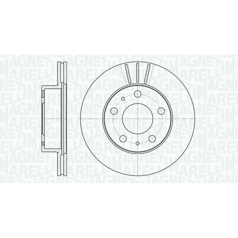 MM MBD0228 disco freno magneti marelli anteriore sx/dx (1/3)