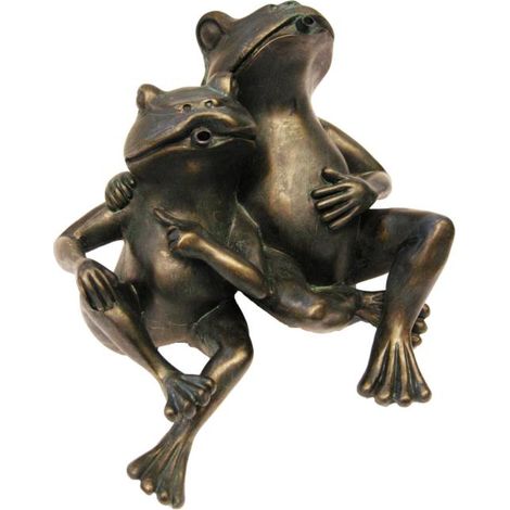 Ubbink Gartenbrunnen 2 Frösche 22 cm 1386074