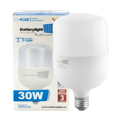 Bombilla LED 30W 3600 lúmenes E-27 A Luz Cálida 3200K Ligera 50,000 Horas - VIVID (1/5)
