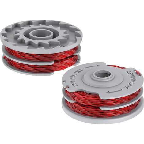 Pack de 2 bobinas de hilo de nailon para desbrozadoras Flymo FLY021 513937190 - 1,5 mm x 11 m (1/5)