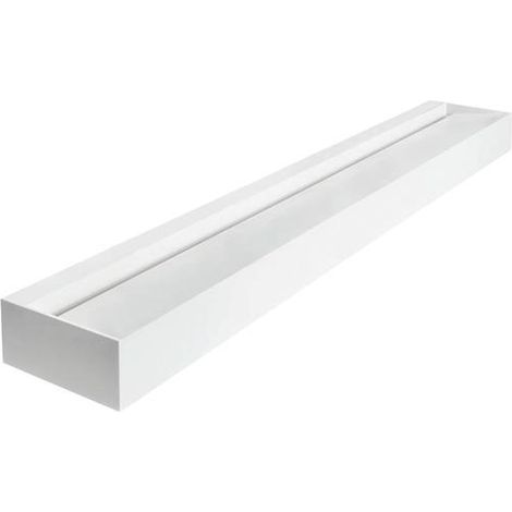 LAVABO en série IS Silhouette pour 5 personnes, sans vidage ni robinet, 3000x470x200 mm, blanc