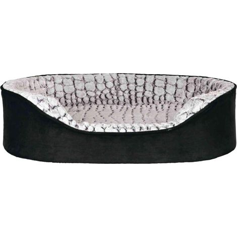 Vital lit lino, ovale 83 × 67 cm, noir/gris (1/2)