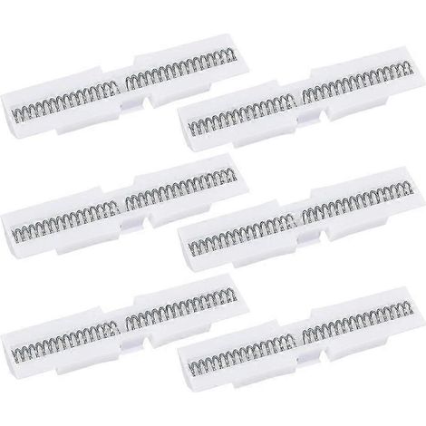 Ensemble de rails coulissants pour portes pliantes, rail coulissant à ressort pour portes pliantes, rail coulissant pour portes de placard pliantes compatible avec le rail de protection à montage supé (1/5)