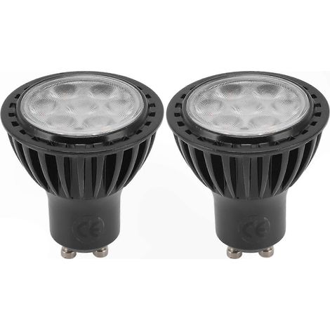 Pack de 2 Ampoules LED GU10 7W Blanc Chaud 3000K Projecteur pour Éclairage de Comptoir Remplacement 110-240V (1/5)