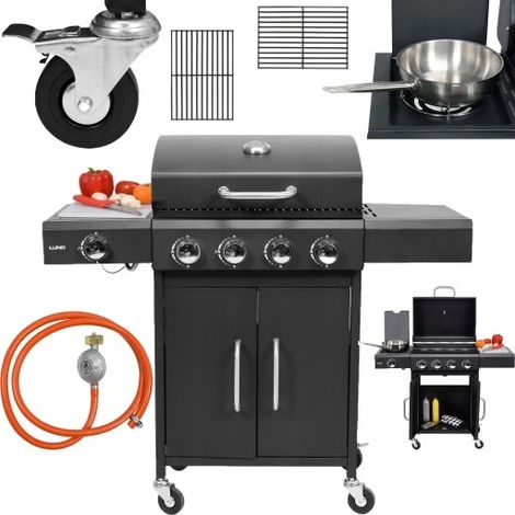 2-IN-1-GASGRILL-SET: Perfekt zum Grillen