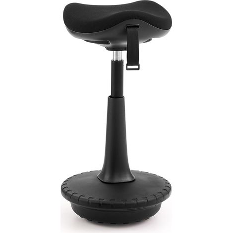 Stehhocker / Stehhilfe Balance Sit Ergo Stoff schwarz hjh OFFICE