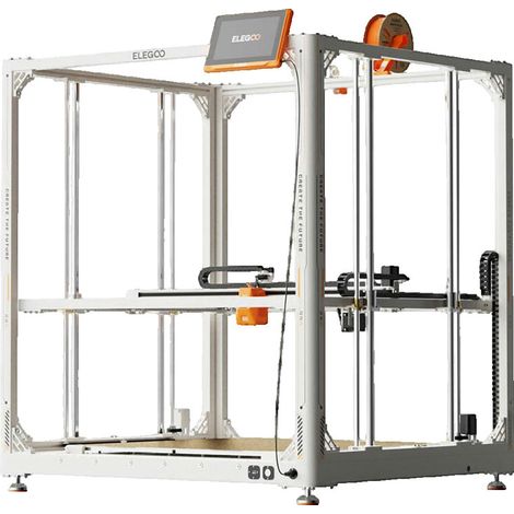Imprimante 3D OrangeStorm Giga 800x800x1000 mm – Impression rapide jusqu'à 300 mm/sec – Multi-matériaux PLA, PETG, TPU, Nylon – Lego