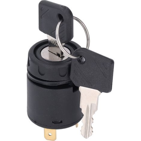 Interruttore di avviamento Sxhlseller, interruttore di avviamento motore in acciaio inossidabile, resistente agli urti, per trattore, carrello elevatore, veicolo da costruzione (1/5)