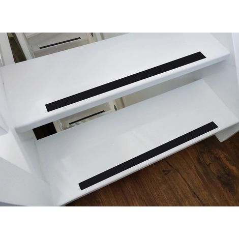 Antirutsch-Klebeband - 27 mm - Rolle 15m - Schwarz - Rutschhemmend & selbstklebend für die Treppe