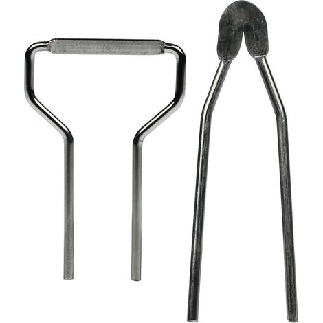 Pointes de lissage et de coupe GS 233 – Accessoires pour pistolet à souder électrique EP 211, pointe lisse pour sceller les extrémités de câble et pointe de coupe pour couper les cordes (1/3)