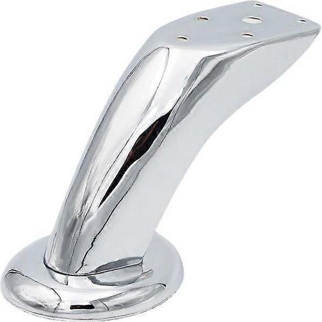 Pieds de meubles en acier inoxydable épais, pieds de canapé chromés, 12 cm de hauteur, pieds de meuble robustes, 1 pièce (1/5)
