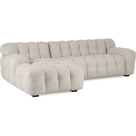 Chaiselongue Poliester 272X168X76 Beige