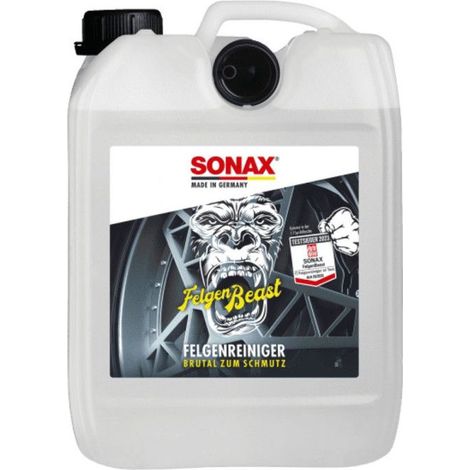 Produit nettoyant - Jantes - Auto - La Bête - Sans acide - SONAX - 5L