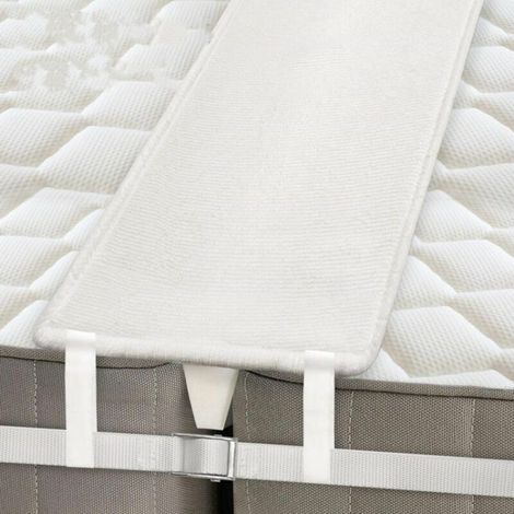 VURAHOME – 20 cm Bettbrücke – Matratzenverbinder zur Umwandlung von Einzelbetten in ein Kingsize-Bett – Matratzenkeil mit Matratzengurt für Gäste (1/5)