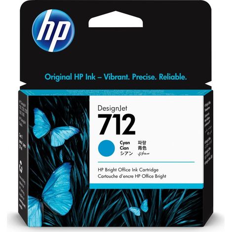 Cartucho de tinta HP 712 (3ED67A), cian