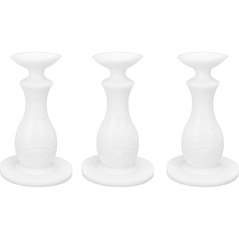 Lot de 3 butées de porte pour lave-linge à chargement frontal, en caoutchouc blanc, pour usage familial. (1/5)