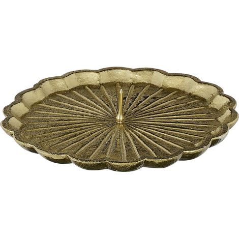 Mica Decorations Kerzenständer Reva aluminium 2,5 x 13 cm gold Kerzenhalter