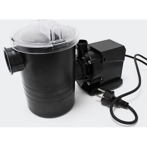 Pompe piscine de 7500 l/h - 80 W avec pré filtre de protection (1/5)